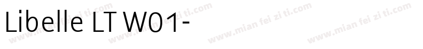 Libelle LT W01字体转换